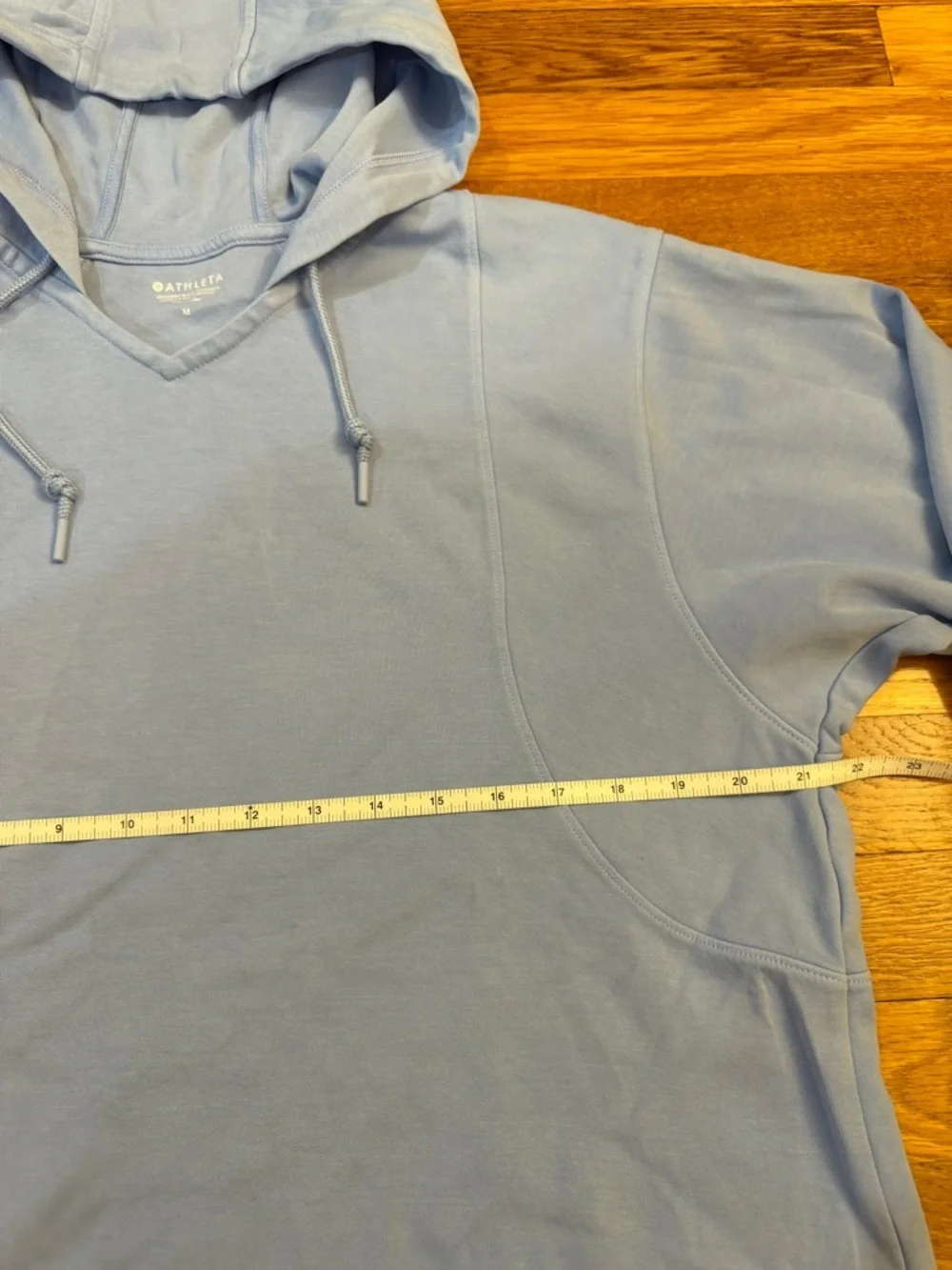 Athleta Sundown Hoodie in Light Blue - Size Medium